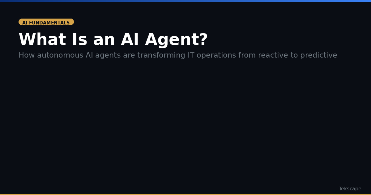 What Is an AI Agent? A Practical Business Guide